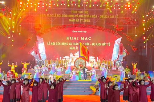 Khai mạc Lễ hội Đền Hùng và Tuần Văn hóa Du lịch Đất Tổ năm Ất Tỵ - 2025
