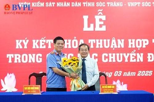 VKSND và VNPT Sóc Trăng ký kết hợp tác chuyển đổi số giai đoạn 2025 - 2027
