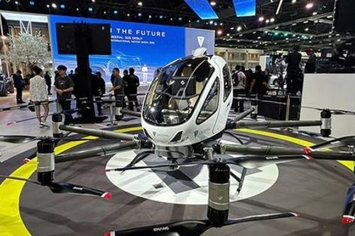 Cận cảnh mẫu máy bay 16 cánh quạt độc đáo tại triển lãm xe BIMS 2025