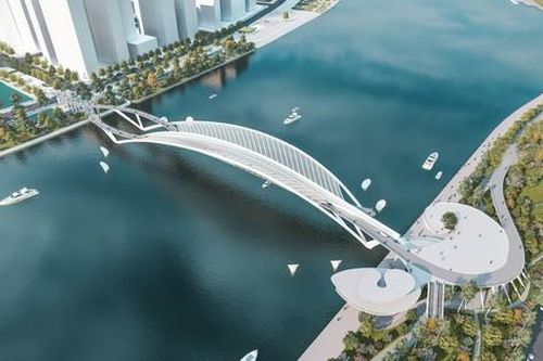 TPHCM khởi công cầu đi bộ bắc qua sông Sài Gòn