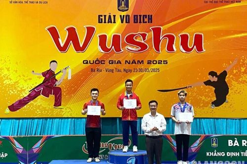 Vận động viên Lạng Sơn đoạt 6 huy chương tại Giải vô địch wushu quốc gia năm 2025