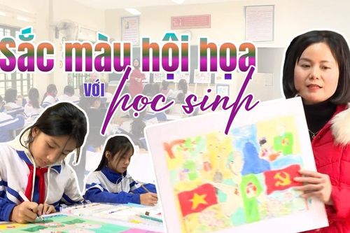 Sắc màu hội họa với học sinh