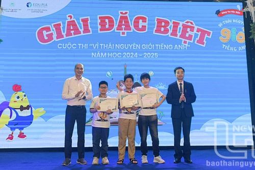 Trên 190 học sinh tham dự vòng thi đặc biệt 'Vì Thái Nguyên giỏi tiếng Anh'