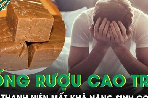 Uống rượu cao trăn hơn 1 năm, nam thanh niên mất khả năng sinh con