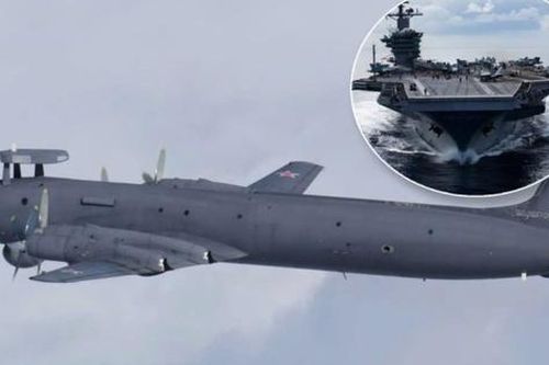 F-35C Mỹ áp sát Il-38N Nga trên bầu trời Thái Bình Dương