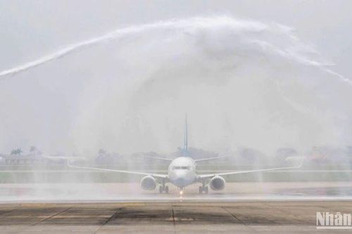 Nội Bài chào đón đường bay mới Hà Nội-Phúc Châu do hãng Xiamen Airlines khai thác