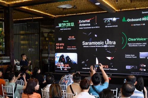 Saramonic Ultra, thiết bị âm thanh chuyên nghiệp dành cho người sáng tạo nội dung