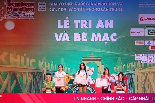 Hà Tĩnh giành 2 huy chương Giải vô địch quốc gia Marathon và cự ly dài Báo Tiền Phong