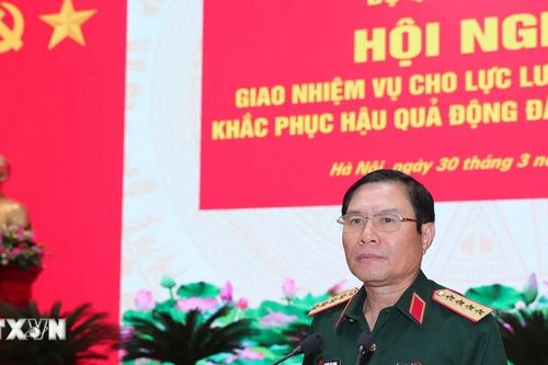 Giao nhiệm vụ cho lực lượng tham gia khắc phục hậu quả động đất tại Myanmar