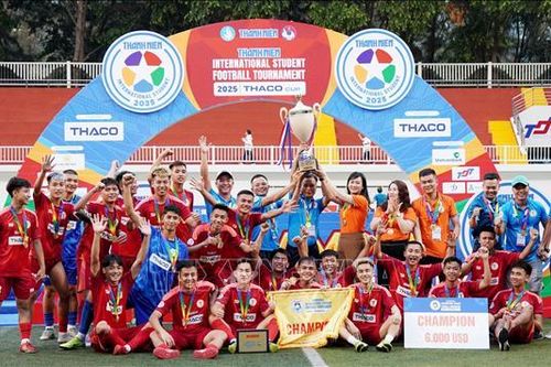 Trường Đại học VHTTDL Thanh Hóa vô địch giải bóng đá Thanh niên Sinh viên quốc tế