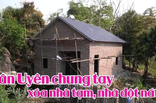 Tân Uyên chung tay xóa nhà tạm, nhà dột nát