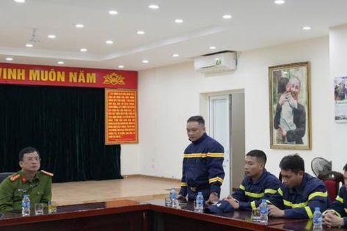 Cán bộ, chiến sĩ công an Thủ đô tham gia cứu nạn, cứu hộ tại Myanmar