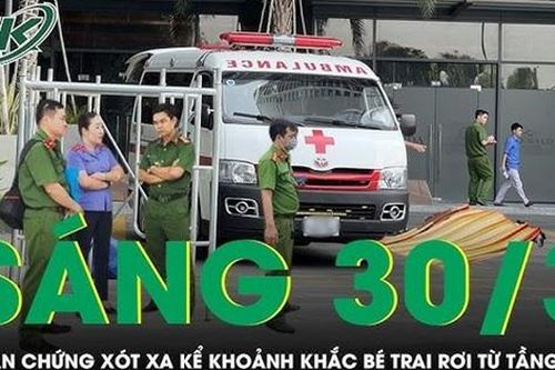 Nhân chứng xót xa kể khoảnh khắc bé trai chới với trên cao nghi rơi từ tầng 19 chung cư