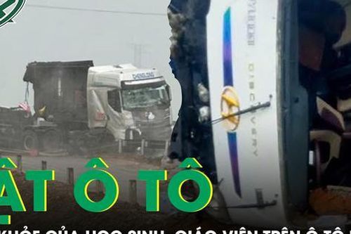 Tình trạng sức khỏe của giáo viên và học sinh sau vụ lật xe ô tô trên cao tốc