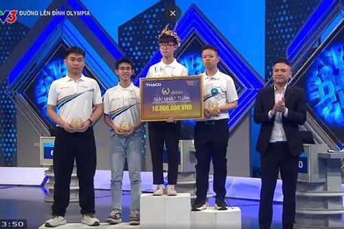 Nam sinh Hà Nội chiến thắng cuộc thi tuần Đường Lên Đỉnh Olympia sau màn rượt đuổi