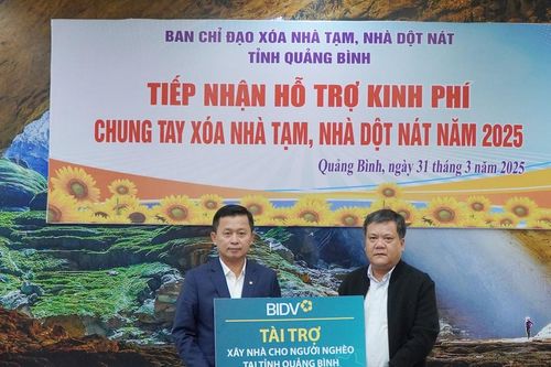 Quảng Bình: Tiếp nhận 40 tỷ đồng hỗ trợ xóa nhà tạm, nhà dột nát