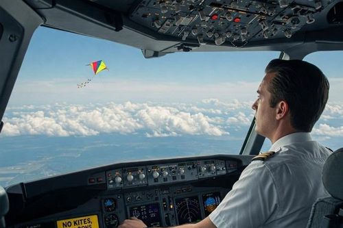 Phi công tá hỏa phát hiện diều khi máy bay đang hạ cánh Nội Bài