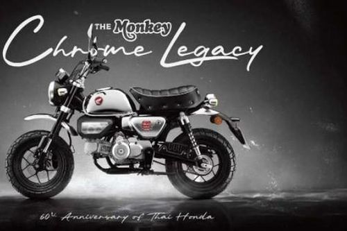 Xe 'khỉ' Monkey 125 Chrome Legacy trình làng, giá ngang SH