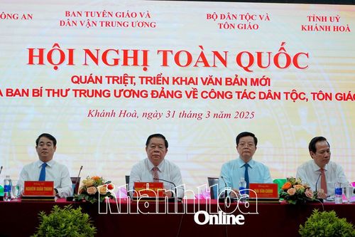 Hội nghị toàn quốc quán triệt, triển khai một số văn bản mới của Ban Bí thư về công tác dân tộc, tôn giáo