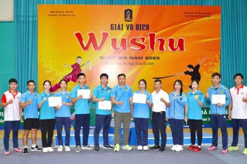 Đoàn Wushu CAND đoạt 7 huy chương tại Giải vô địch Wushu quốc gia