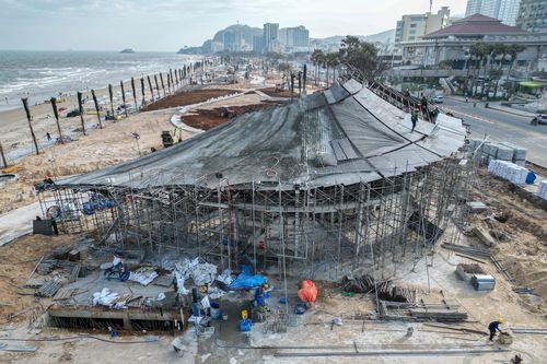 Thi công 'thần tốc', dự án chỉnh trang bãi biển đẹp nhất Vũng Tàu sắp về đích