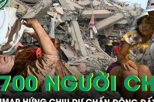 Myanmar hứng chịu dư chấn mới, số người thiệt mạng tăng lên 1.700 người