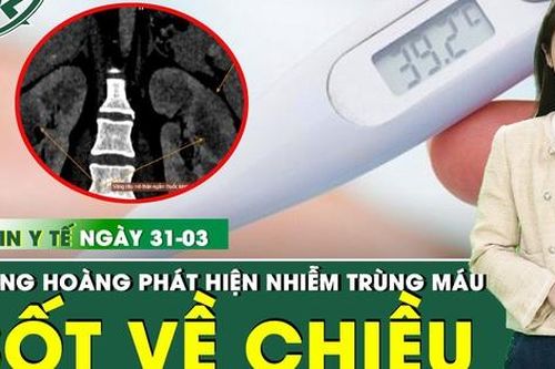 Bản Tin Y Tế 31/3: Sốt cao vào chiều tối, đi khám bất ngờ phát hiện nhiễm trùng máu