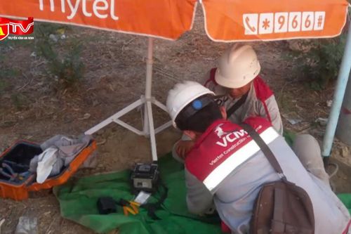 Khôi phục liên lạc di động Viettel Myanmar sau động đất