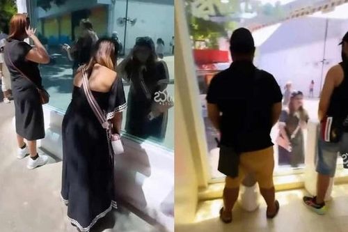 Gương hai chiều kỳ quái trong nhà vệ sinh công cộng ở Bangkok