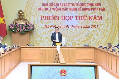 Phiên họp thứ 5 Ban Chỉ đạo rà soát và tổ chức thực hiện việc xử lý vướng mắc trong hệ thống pháp luật