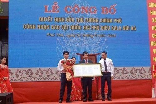 Phù điêu Kala Núi Bà ở Phú Yên là bảo vật quốc gia
