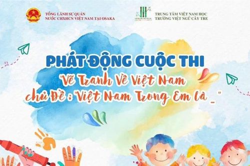 Phát động cuộc thi vẽ tranh về Việt Nam và ra mắt tủ sách tiếng Việt tại Osaka