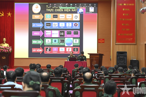 Học viện Quốc phòng tập huấn sử dụng trí tuệ nhân tạo