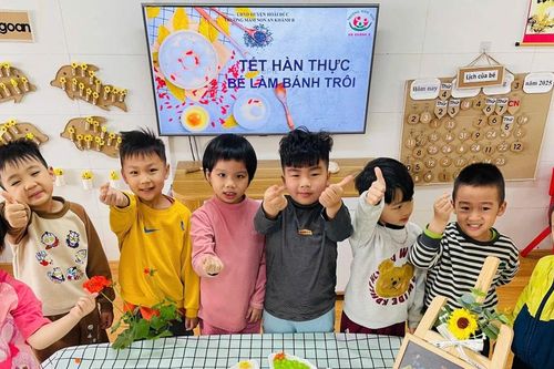 Rèn cho trẻ thói quen yêu lao động từ trải nghiệm làm bánh trôi nước