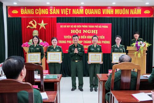 Tuyên dương điển hình tiên tiến trong phụ nữ BĐBP thành phố Hải Phòng, giai đoạn 2020-2025