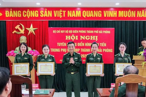 Hội Phụ nữ Bộ đội Biên phòng Hải Phòng đóng góp công tác an sinh xã hội