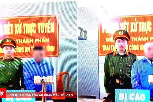 TAND huyện Hương Sơn xét xử trực tuyến 4 vụ án