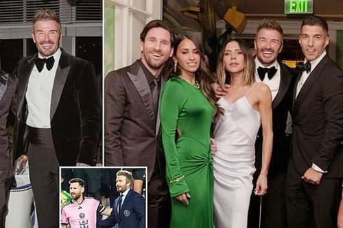 Messi dự tiệc mừng sinh nhật tuổi 50 của David Beckham