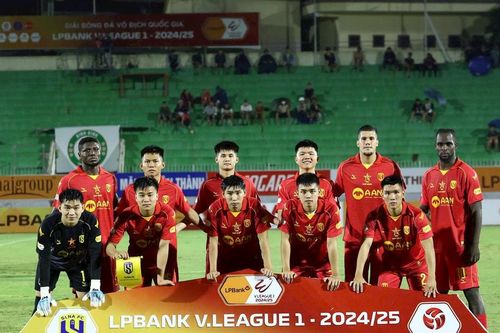Vòng 17 V.League 2024/25: Sông Lam Nghệ An và thử thách trên sân Thống Nhất
