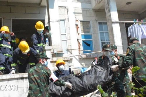 Lực lượng cứu nạn Việt Nam tìm thấy thêm thi thể nạn nhân vụ động đất ở Myanmar