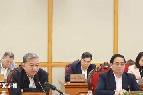 Tổng Bí thư chủ trì họp cho ý kiến hoàn thiện Chuyên đề về đột phá phát triển khoa học, công nghệ