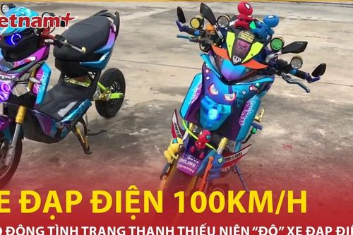 Báo động tình trạng 'độ' xe đạp điện lên gần 100km/h