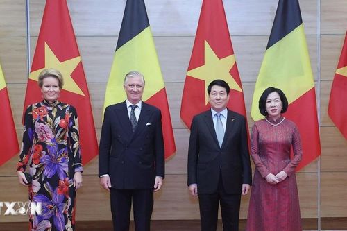 Chủ tịch nước chủ trì tiệc chào mừng Nhà vua Vương quốc Bỉ