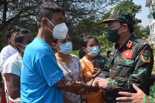 Người dân Myanmar xúc động trước nỗ lực cứu nạn khẩn trương, trách nhiệm của lực lượng Việt Nam