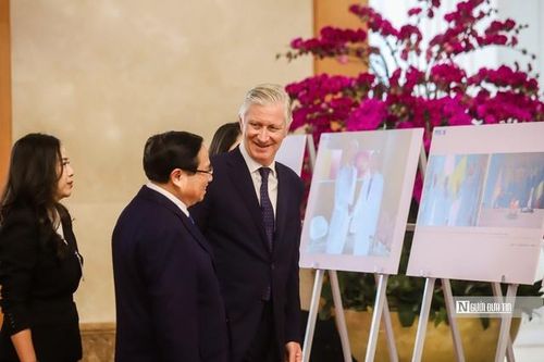 Thủ tướng Phạm Minh Chính hội kiến Nhà vua Bỉ Philippe