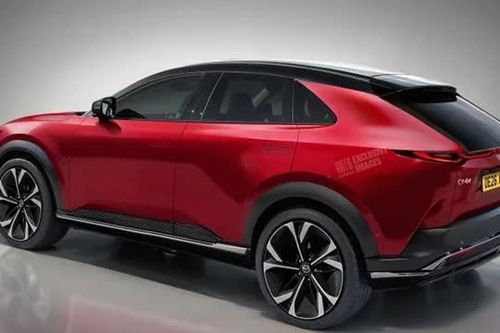 Mazda hé lộ xe gầm cao chạy điện hoàn toàn mới, so kè với Kia EV6