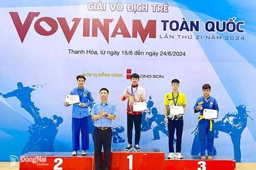 Võ sĩ Bùi Phú Quý của Đồng Nai được tập trung đội tuyển Vovinam Việt Nam