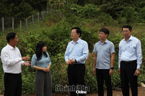 Phó Thủ tướng Chính phủ Mai Văn Chính: Kiểm tra 2 công trình trên địa bàn huyện Khánh Sơn