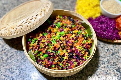 Xôi ngũ sắc: Đặc sản ẩm thực của núi rừng Xứ Lạng