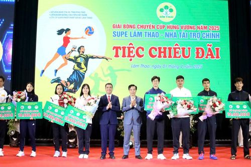 Công ty CP Supe Phốt phát và Hóa chất Lâm Thao gặp mặt các đội tuyển tham gia Giải bóng chuyền Cúp Hùng Vương